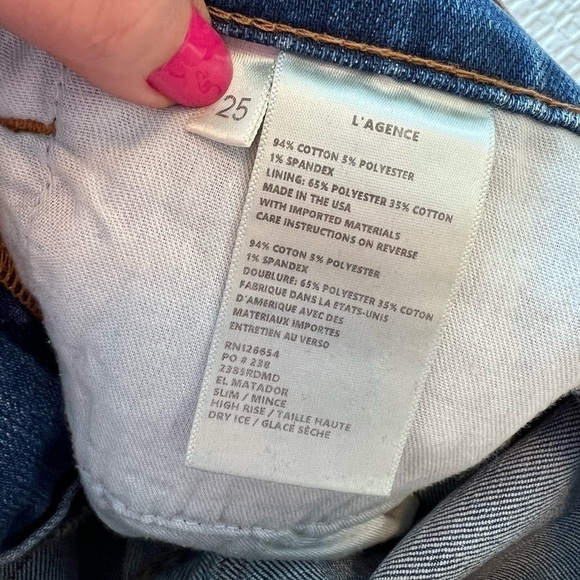 NWT LAGENCE 'El Matador' French Slim Fit a la francaise - Picture 16 of 16